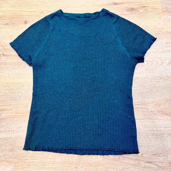 Splendid Ribbed Crew Tee - Picture 4 of 4